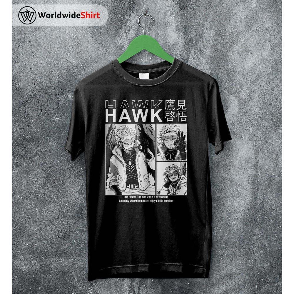Hawk Boku No Hero Academia Anime Graphic Fan Art Character T-Shirt